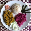 Makrobiotický talíř s dýní v čočce