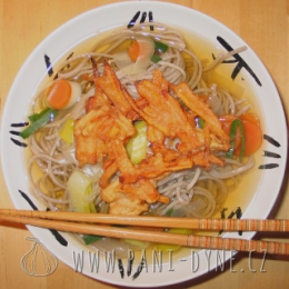 Záhřevná a posilující soba tempura
