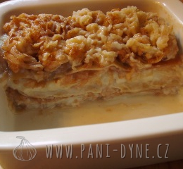 Lasagne s hruškami