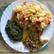Ryba (původně pangasius) s mangoldem