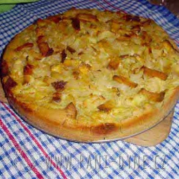 Francouzský cibulový koláč